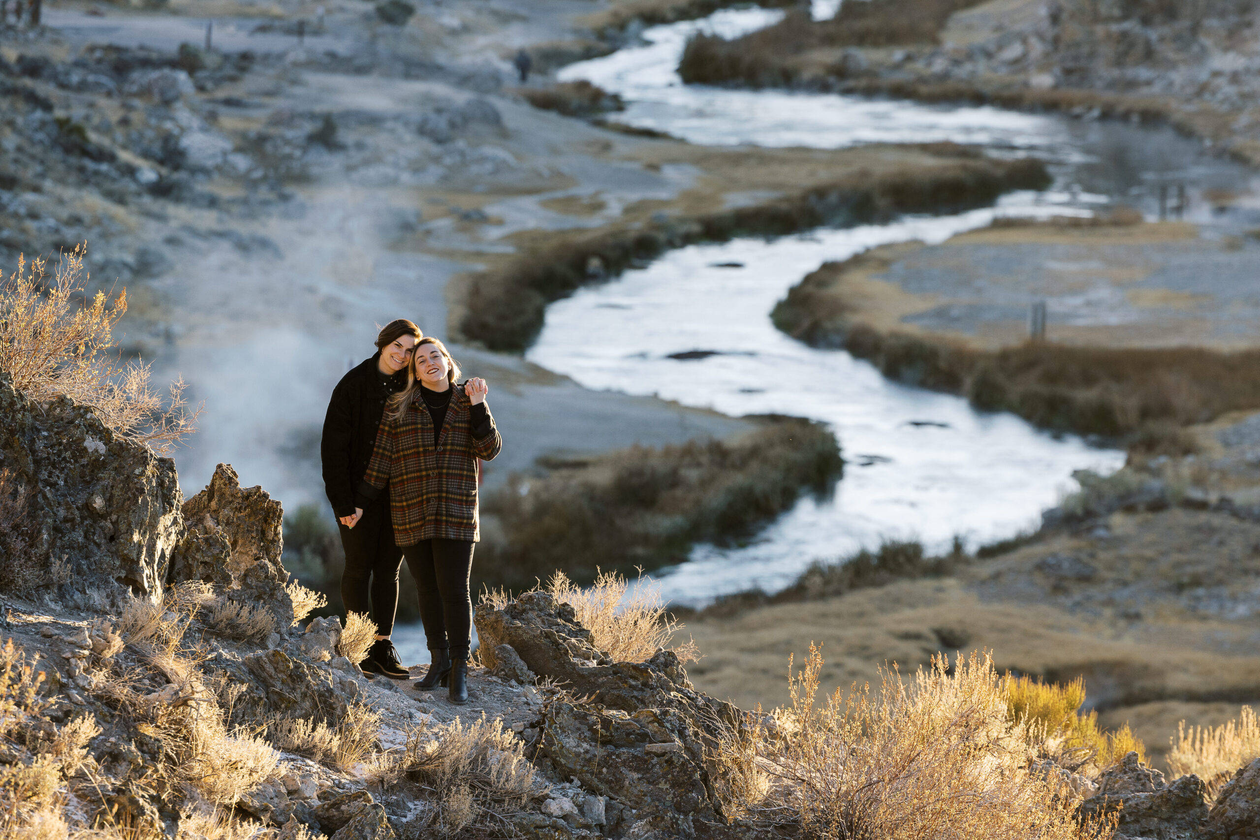 Inclusive wedding photography session with a same-sex couple in Mammoth Lakes, California.