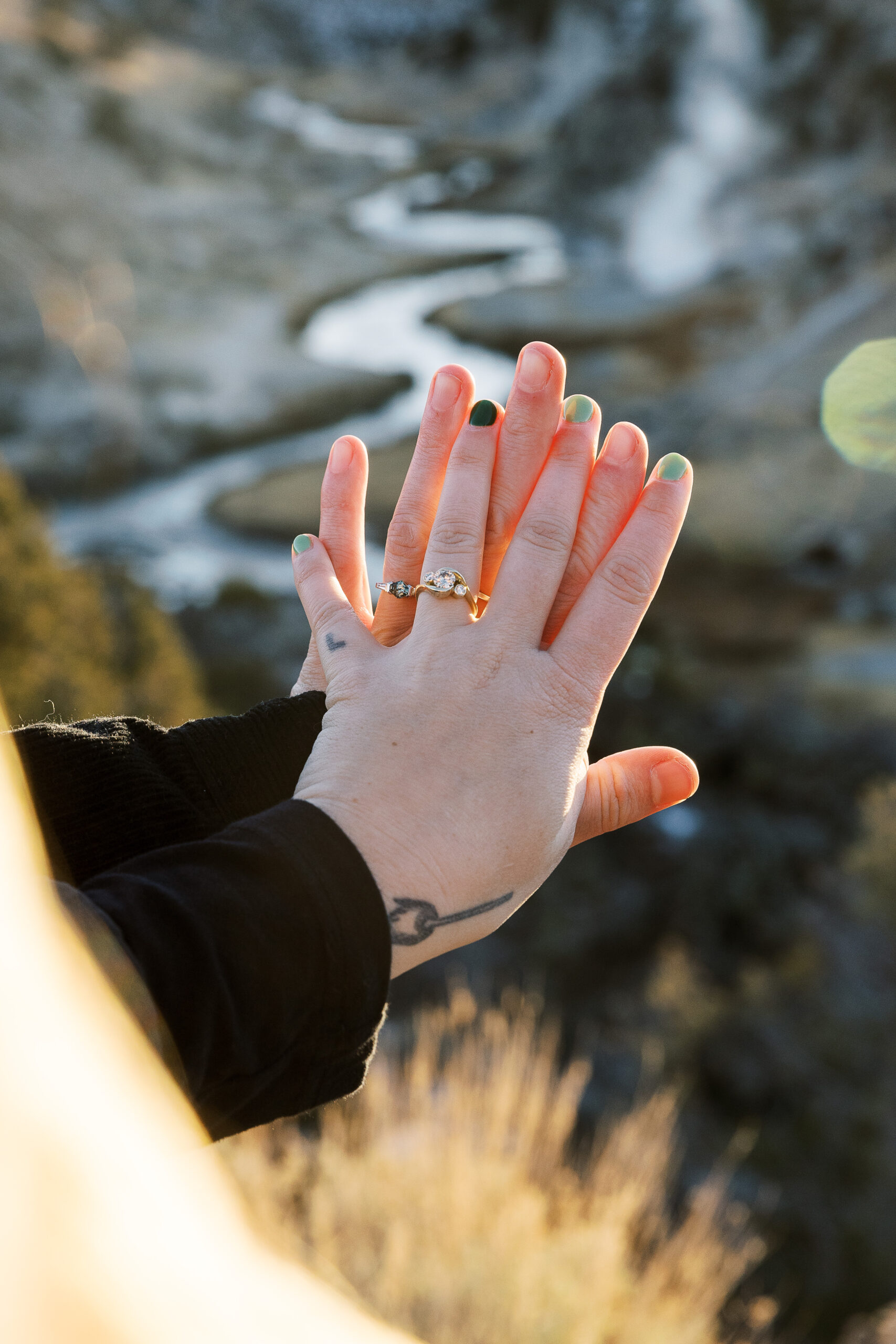 Adventurous same-sex elopement in the desert, photographed by LGBTQ+ wedding photographer Desert Paintbrush.