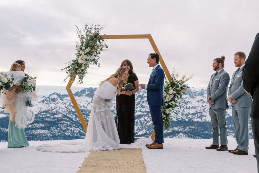 mammoth mountain wedding ceremony
