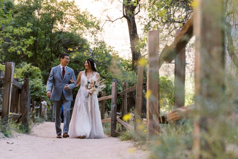 Wedding in Zion National Park | Fall | Monica & Andrew